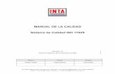 MANUAL DE LA CALIDAD Sistema de Calidad ISO 17025