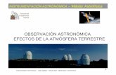 OBSERVACIÓN ASTRONÓMICA EFECTOS DE LA ATMÓSFERA ...