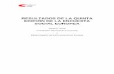 resultados de la quinta edición de la encuesta social europea