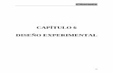CAPÍTULO 6 DISEÑO EXPERIMENTAL