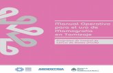 Manual Operativo para el uso de Mamografía en Tamizaje
