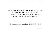 NORMAS PARA LA PRODUCCION INTEGRADA DE DURAZNERO ...