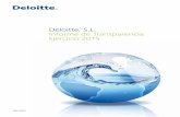 Deloitte, S.L. Informe de Transparencia Ejercicio 2015