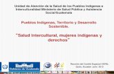 Salud Intercultural, mujeres indígenas y derechos