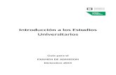 Guía para el examen de IEU y Seminario de Lectoescritura