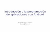 Introducción a la programación de aplicaciones con Android