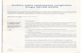 Archivo sobre èardiopatías congénitas. Grupo GECAR-AVEPA
