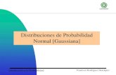 Función de Distribución Normal o Gaussiana