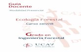 Ecología Forestal Guía Docente
