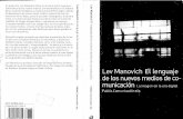 Manovich - El lenguaje de los nuevos medios