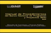 Manual de Procedimientos del Banco Nacional de Programas y ...