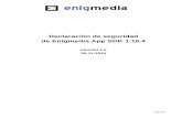 CC_EAL_1-Declaración de Seguridad -1.2 - Enigmedia App SDK v1 ...