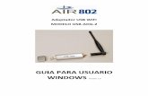Adaptador USB WIFI MODELO USB-ADG-2 GUIA PARA USUARIO ...