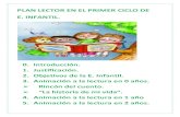 PLAN LECTOR EN EL PRIMER CICLO DE E. INFANTIL. 0 ...