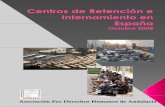 Centros de Retención e internamiento en España.