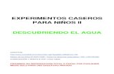 EXPERIMENTOS CASEROS PARA NIÑOS II DESCUBRIENDO EL ...
