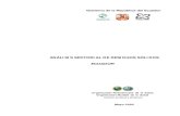 análisis sectorial de residuos sólidos ecuador - paho/who
