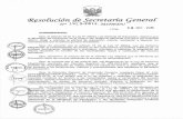Norma técnica de racionalización Resolución de Secretaría General ...