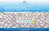 Comentarios Censo 2010 Datos Provisionales Nación, totalidad de ...