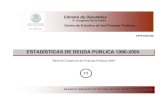ESTADÍSTICAS DE DEUDA PÚBLICA 1990-2005