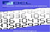 Catálogo DCL metrología