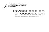 Investigación en Educación 1996