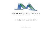MAXQDA 2007 Introducción
