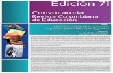convocatoria revista colombiana de educación