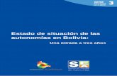 Estado de situación de las autonomías en Bolivia:
