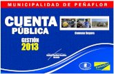 cuenta pública de gestion 2013 alcalde manuel fuentes rosales