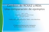 Cambios RCAA2 a RDA