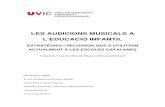 Les Audicions Musicals en l'Educació Infantil