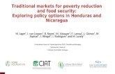 Traditional markets for poverty reduction and food security: Exploring policy options in Honduras and Nicaragua