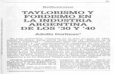 taylorismo y fordismoen la industria argentina de los '30 y '