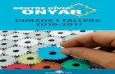 Cursos i tallers del Centre Cívic Onyar CURS 2016-2017