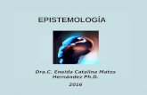 Epistemología - Dra Eneida Matos
