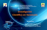Investigacion cientifica en venezuela