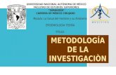 METODOLOGIA DE LA INVESTIGACIÓN