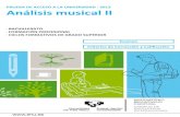 Análisis Musical II - Convocatoria Extraordinaria