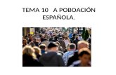 Tema 10   a poboación española