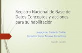 Registro nacional de base de datos