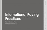 Seminario Internacional Construcción y Rehabilitación con Pavimentos de Hormigón International Paving Practices