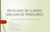 Reciclado de llantas-San Juan de Miraflores