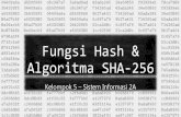 Fungsi Hash & Algoritma SHA-256 - Presentation