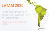 Latam 2020 : Internet y la revolucion móvil en LatinoAmérica
