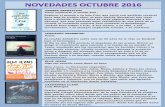 Novedades Biblioteca Quevedo (Octubre 2016)