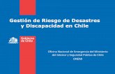 Gestión de Riesgo de Desastres y Discapacidad en Chile