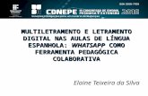 Multiletramento e letramento digital nas aulas de Língua Espanhola: WhatsApp como ferramenta pedagógica colaborativa