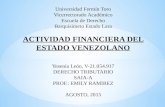 Actividad financiera del estado venezolano 2