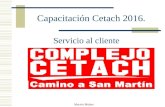Capacitación de Servicion al Cliente CETACH 2016